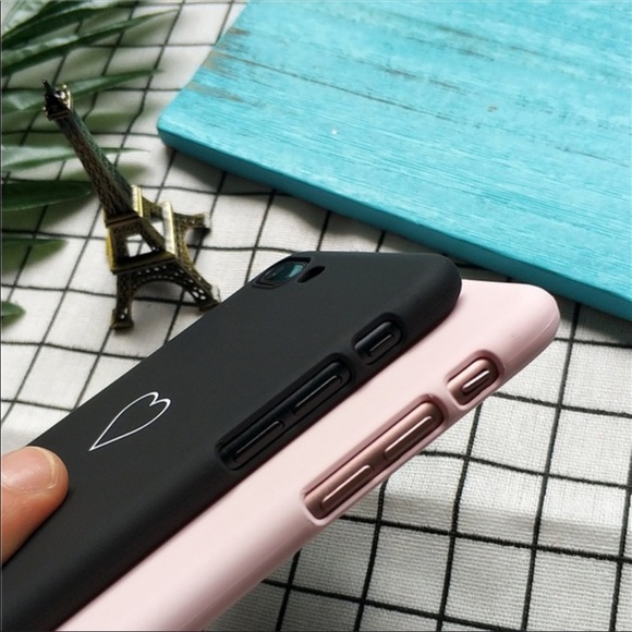 2/$20 iPhone Matte Heart Case Multiple Sizes - Picture 5 of 8